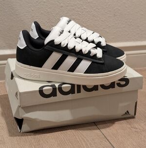 Adidas Grand Court Alpha 00s Men's Classic Black and White Sneakers